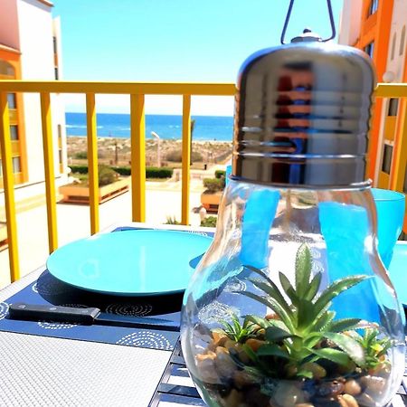 Appartement Vue Mer,Acces Direct Plage,Fibre,Clim,Parking Public Gratuit Le Barcarès Exterior foto