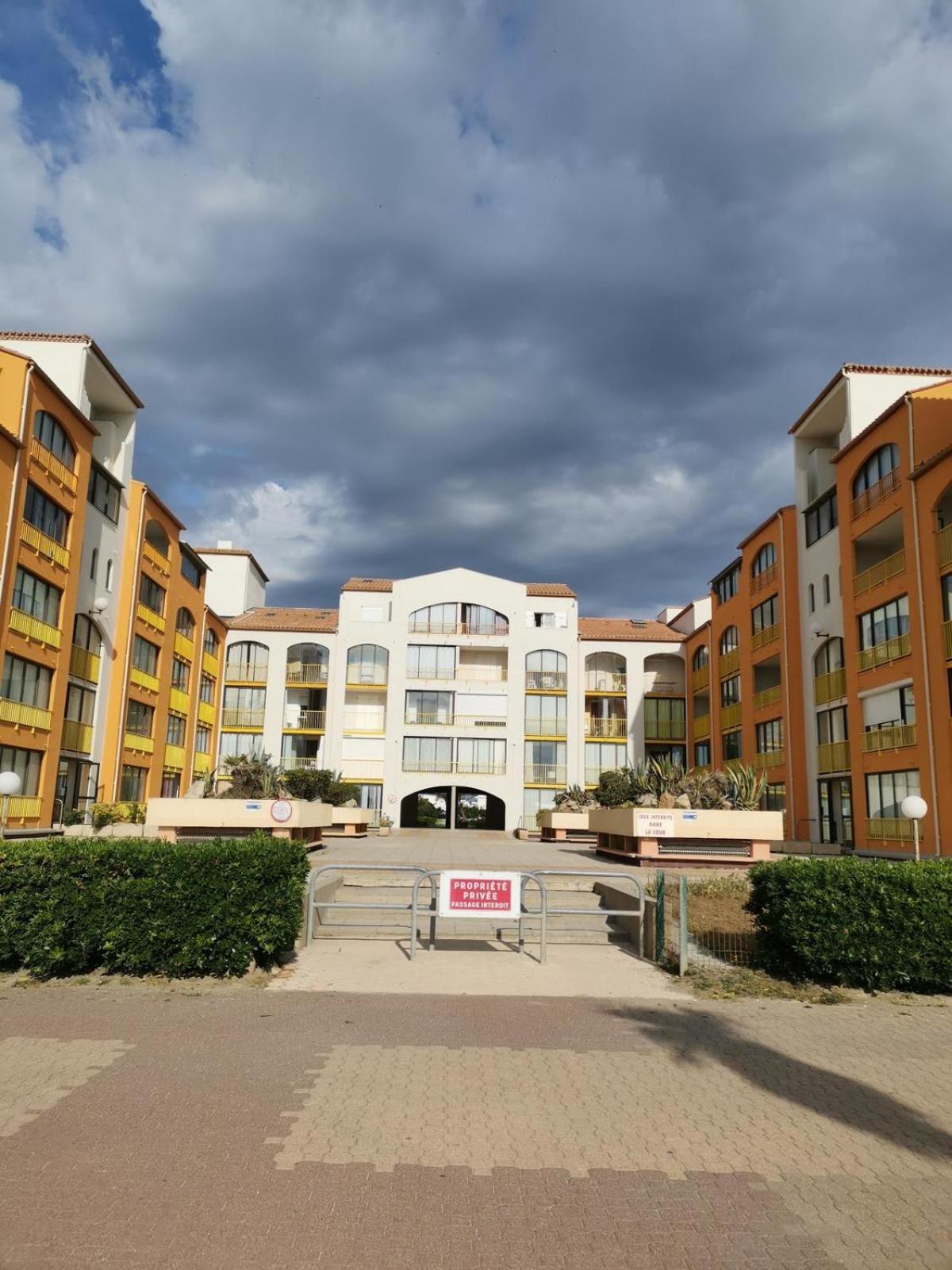 Appartement Vue Mer,Acces Direct Plage,Fibre,Clim,Parking Public Gratuit Le Barcarès Exterior foto